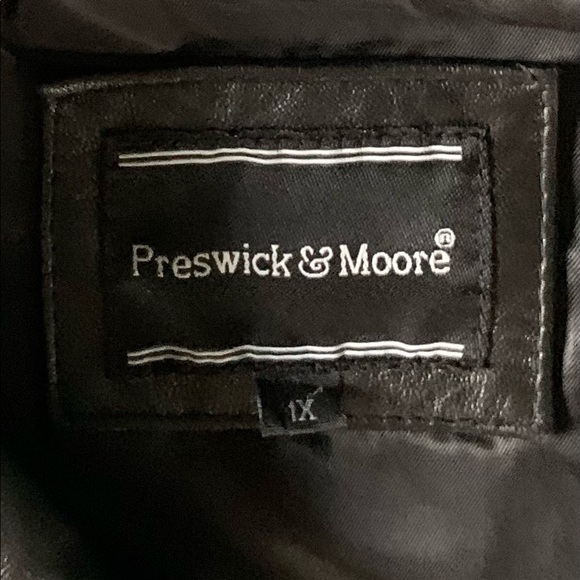 Preswick & Moore Leather Coat. EUC - Picture 11 of 11